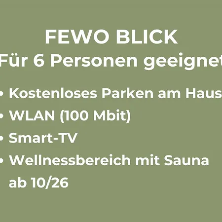 Quartier Vierwald | 4 Fewos | Sauna Apartment