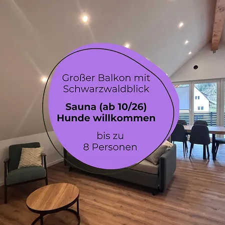 Quartier Vierwald | 4 Fewos | Sauna Alpirsbach